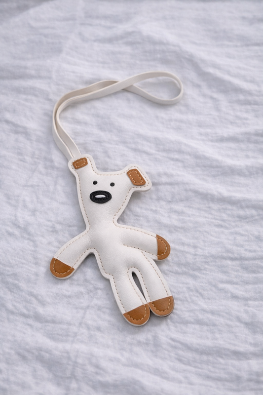 Weißer Bär Bag Charm | Taschenanhänger