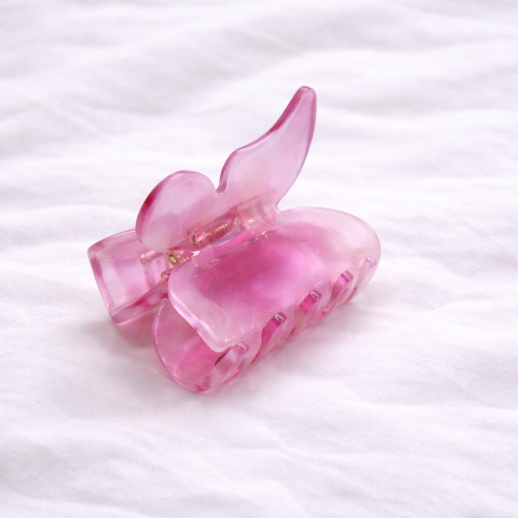 Butterfly Hair Clip – Rosa "Dreamy"