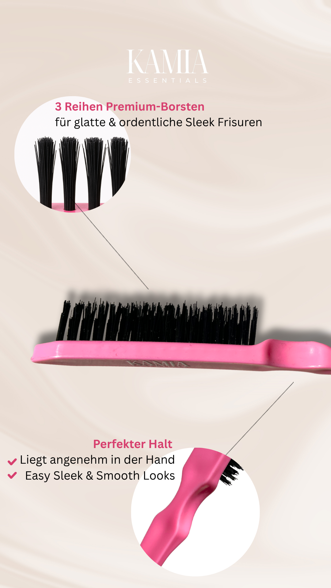 Sleek Hair Brush Set – Für perfekte Sleek Looks & Babyhaare