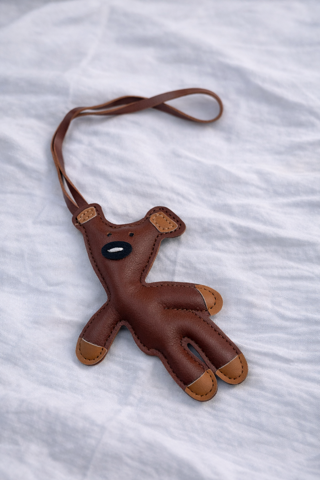 Brauner Bär Bag Charm | Süßer Taschenanhänger