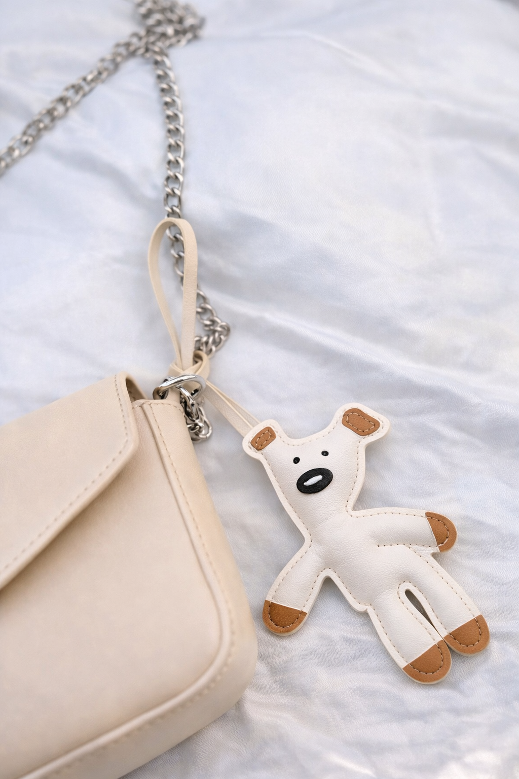 Weißer Bär Bag Charm | Taschenanhänger
