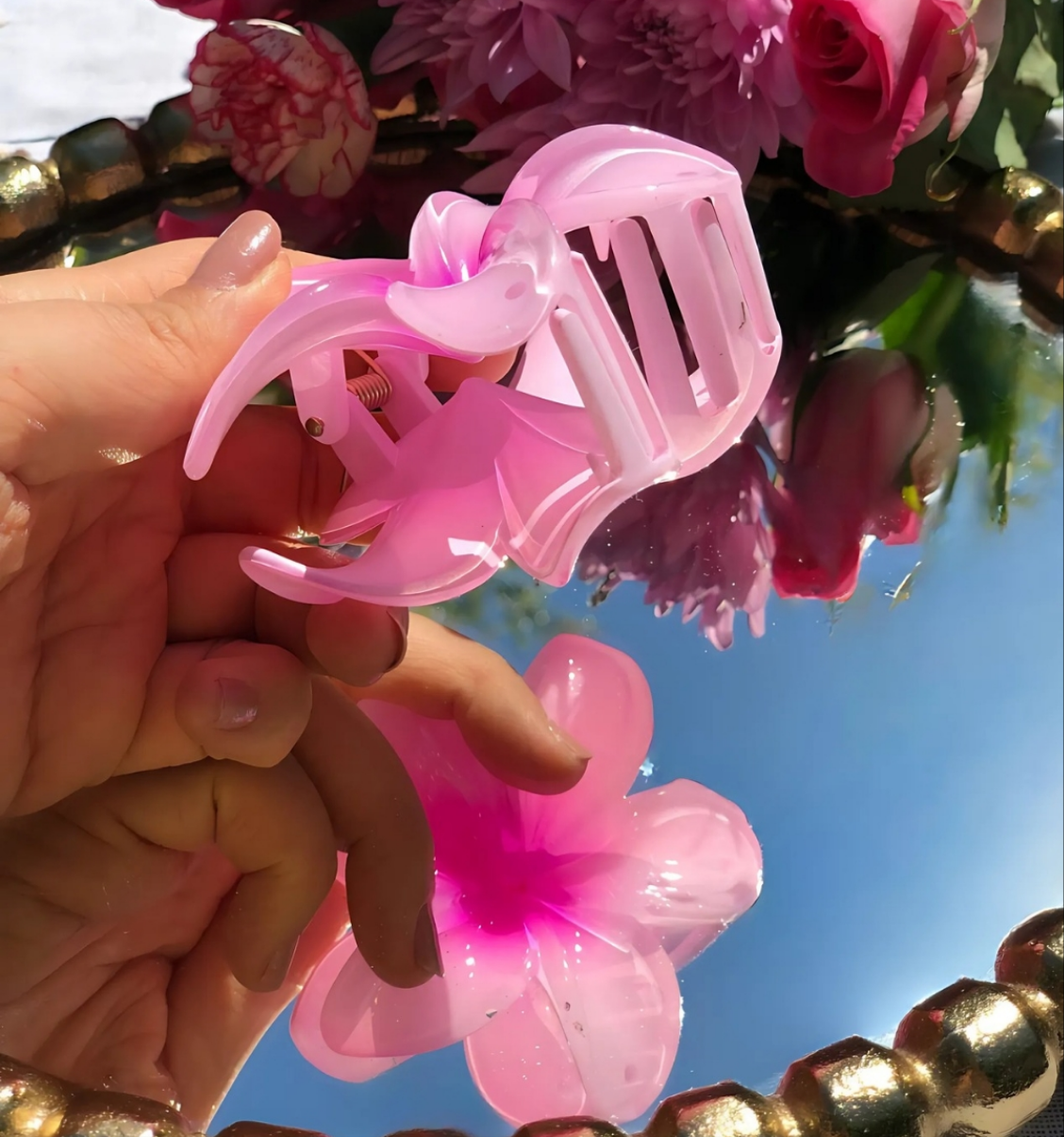 Lilia Haarklammer - Rosa