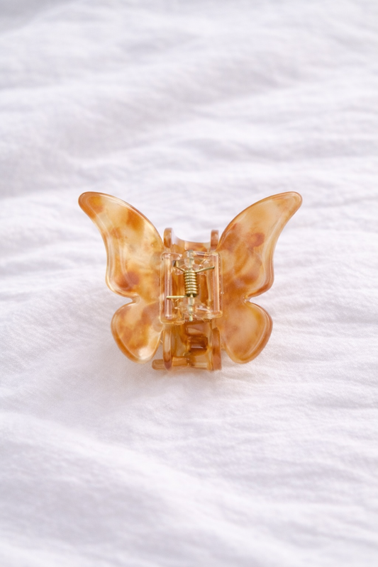 Schmetterling Haarklammer Orange